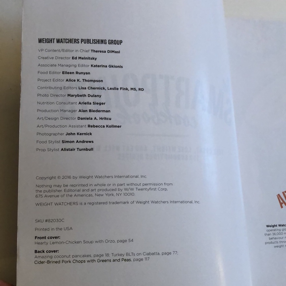 The Smartpoints Cookbook - Weight Watchers - Picture 3 of 13